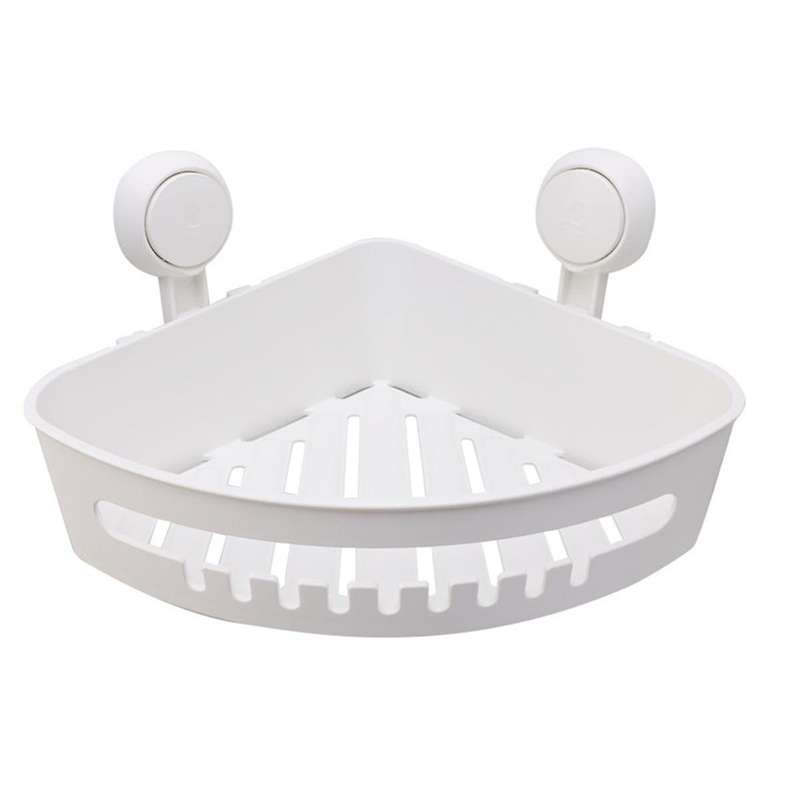 Corner Shower Suction Cups,Heavy Duty Corner Shower Shelf, Basket Wall Mounted Shower Storage for Sh