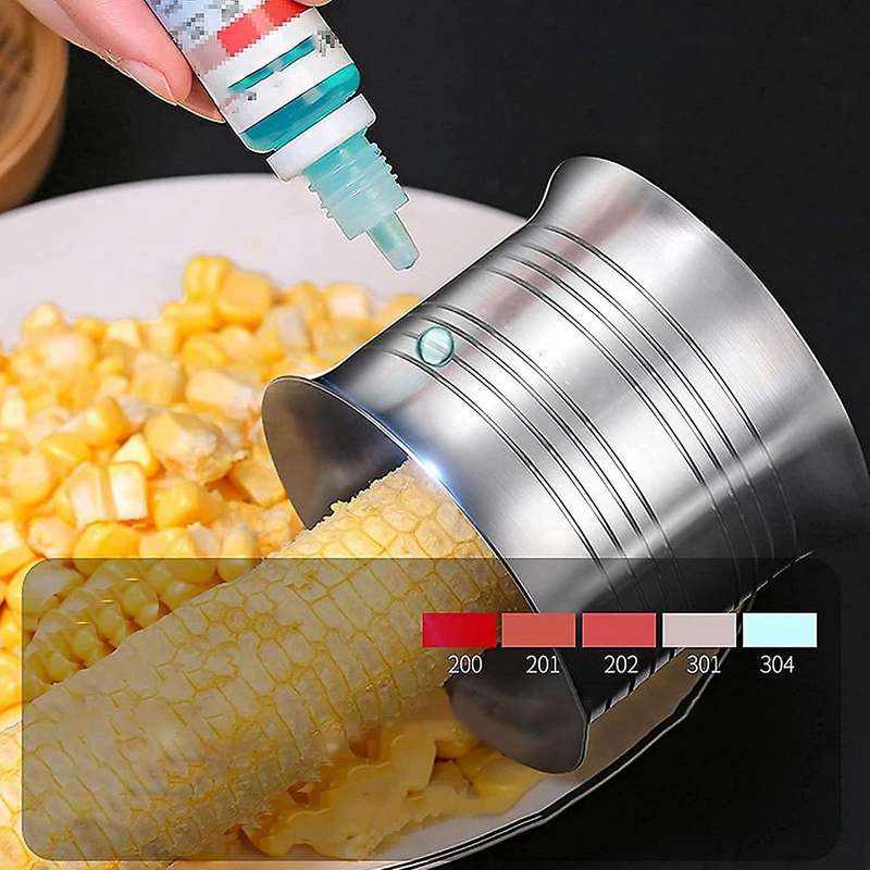 Corn Peeler 304 Stainless Steel Corn Threshing Machine Double Saw Head Corn Shaving Machine Threshin