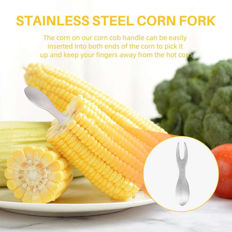 Corn Holders Set of 21 Stainless Steel Corn on the Cob Skewers for BBQ Sweetcorn Holders Home Cookin