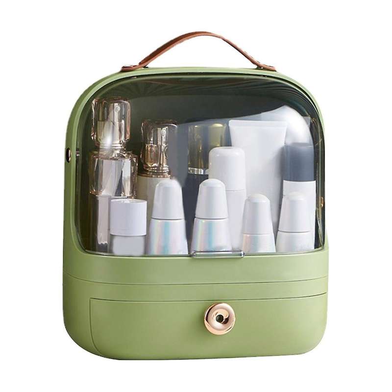 Cosmetic Organizers Desktop Dust-proof Makeup Storage Box with Lid Bathroom Jewelry Waterproof Skinc