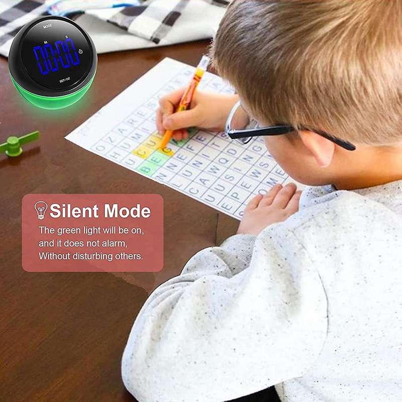 Countdown Kitchen Timer,Large LED Digital Kitchen Timer,Cooking and Baking Kitchen Timer for Kids,Se