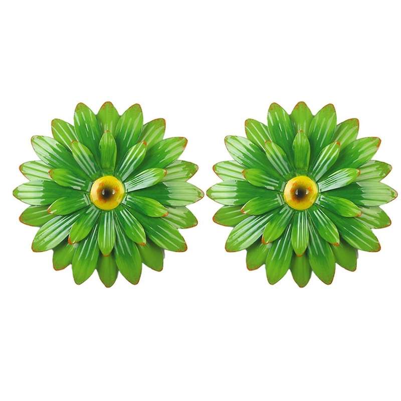 Courtyard Iron Sunflower Villa Decoration Gardening Wall Hanging