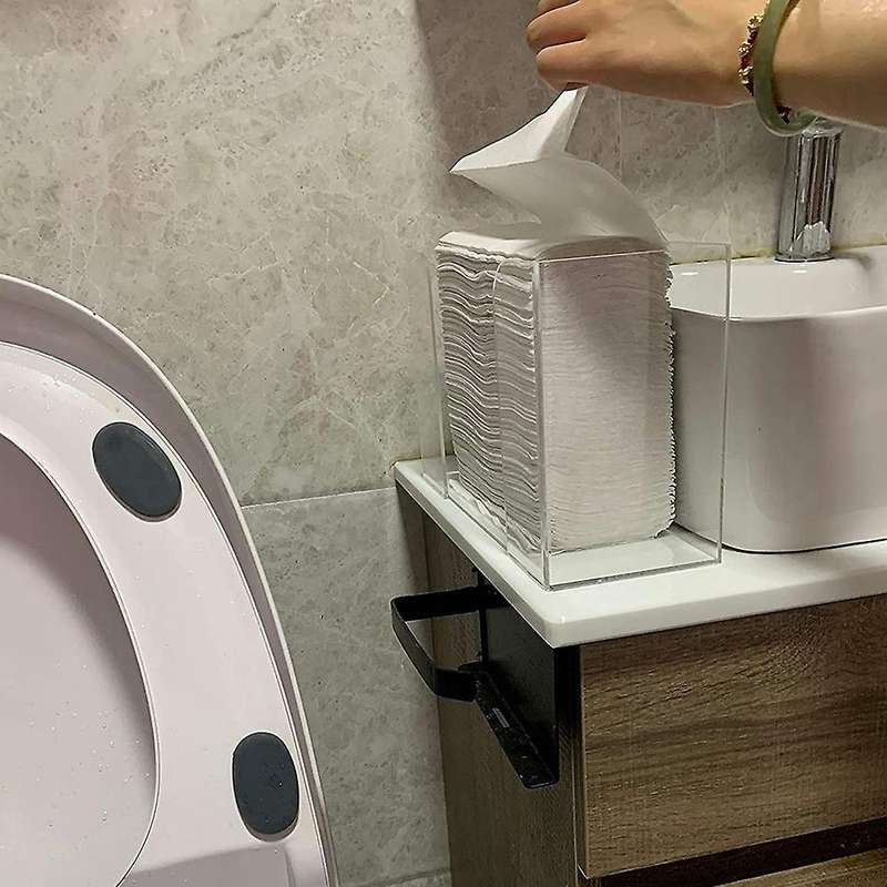 Countertop Guest Towel Napkin Holder, Compatible Multi-Fold Paper Towels