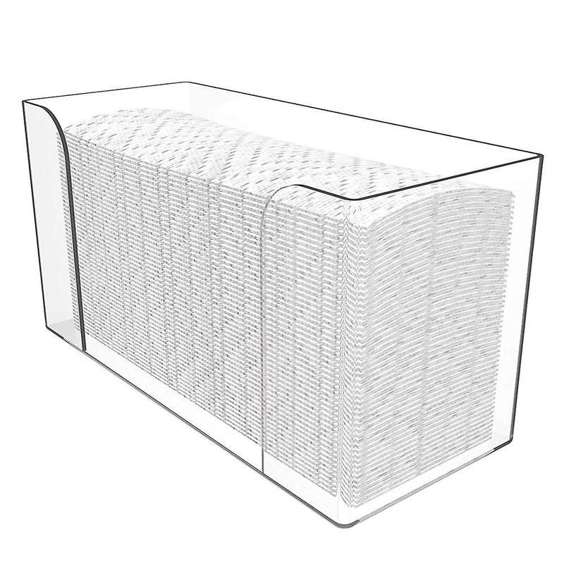 Countertop Guest Towel Napkin Holder, Compatible Multi-Fold Paper Towels