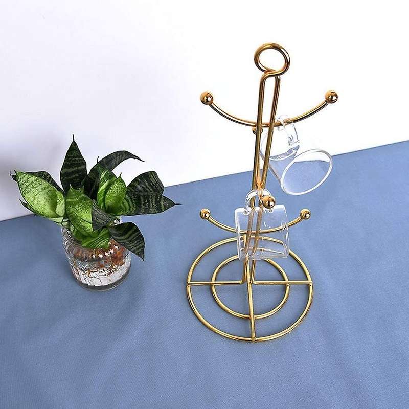 Countertop Mug Tree, 6 Hook Coffee Cup Dryer Kitchen Coffee Mug Tree Countertop Tea Cups Holder Stan