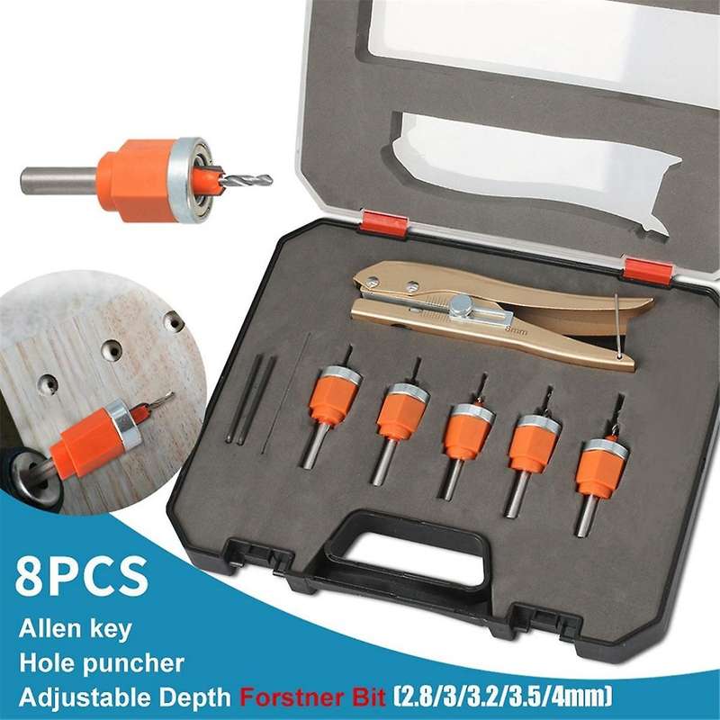 Countersink Drills Woodworking Hole Opener Drill Bit Router Core Limiter Countersunk Head Screw Open