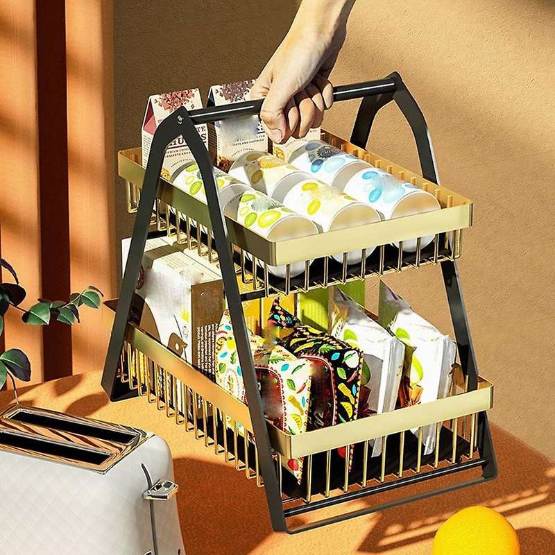 Countertop Fruit Basket Bowl Bread Vegetable Holder for Kitchen Supplies Storage Basket Fruit Shelf