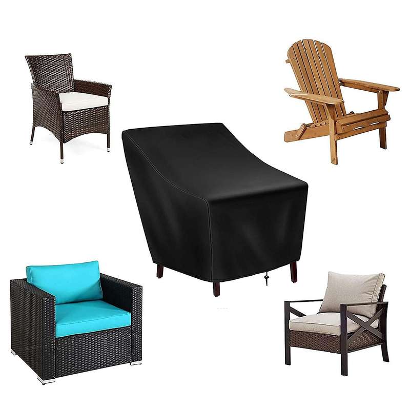 Covers, Waterproof Outdoor Lounge Deep Furniture Cover,single Garden Sofa Chair Cover 27x31x40in