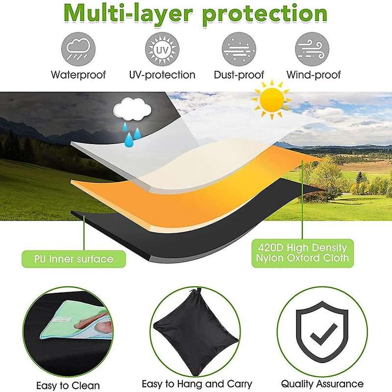 Covers,2 Pack Waterproof Outdoor Lounge Deep Seat Covers,Outdoor Lawn Patio Furniture Covers,38X31X2