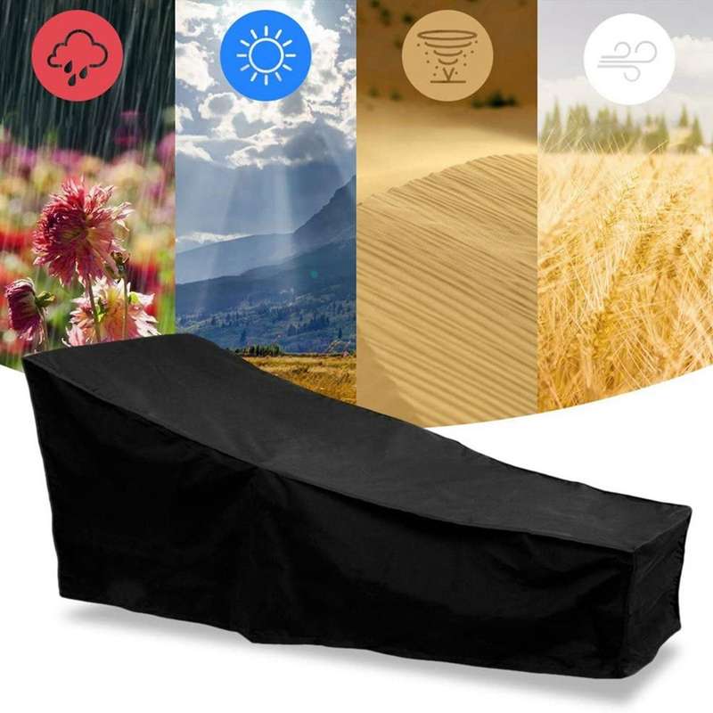 Covers Waterproof,Covers for Loungers Ratten Garden Furniture Anti-UV Heavy Duty 200X70X40X75cm (420