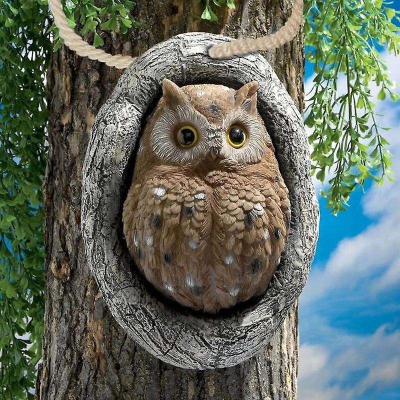 Cow Pendant Ornaments Home Garden Decoration Outdoor Ornament-Owl