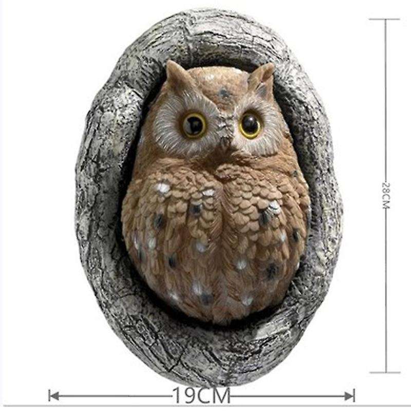 Cow Pendant Ornaments Home Garden Decoration Outdoor Ornament-Owl