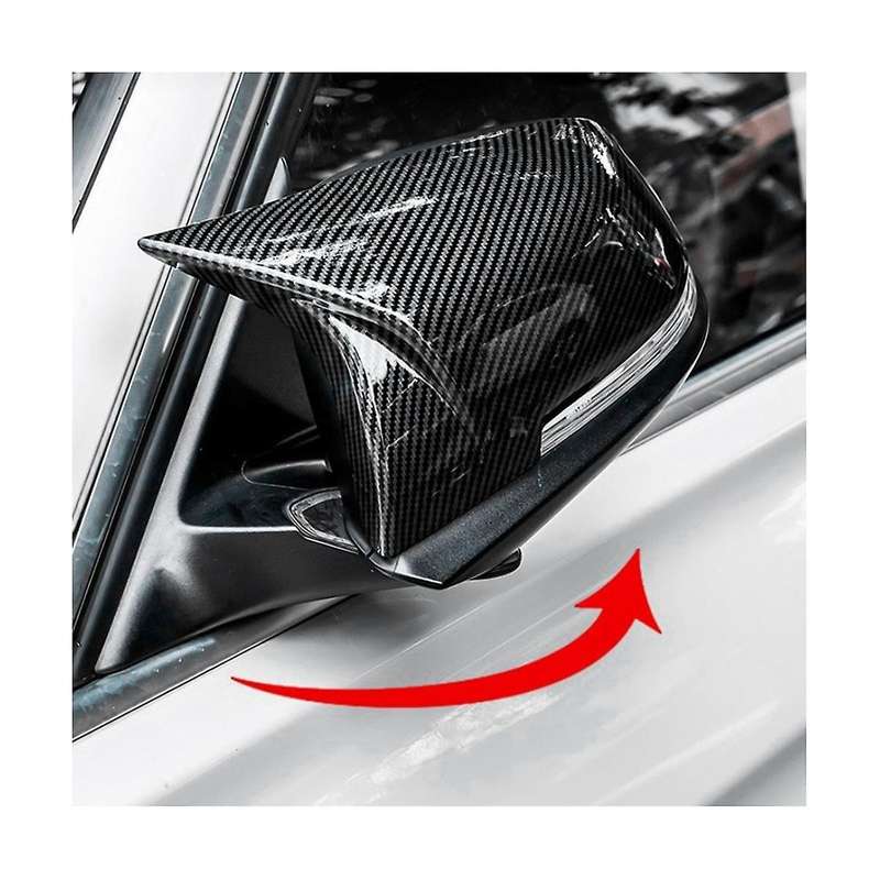 Cow Horn Mirror Shell Mirror Cover Reversing Mirror Shell Car Suitable for 3 Series 4 Series F30 F35