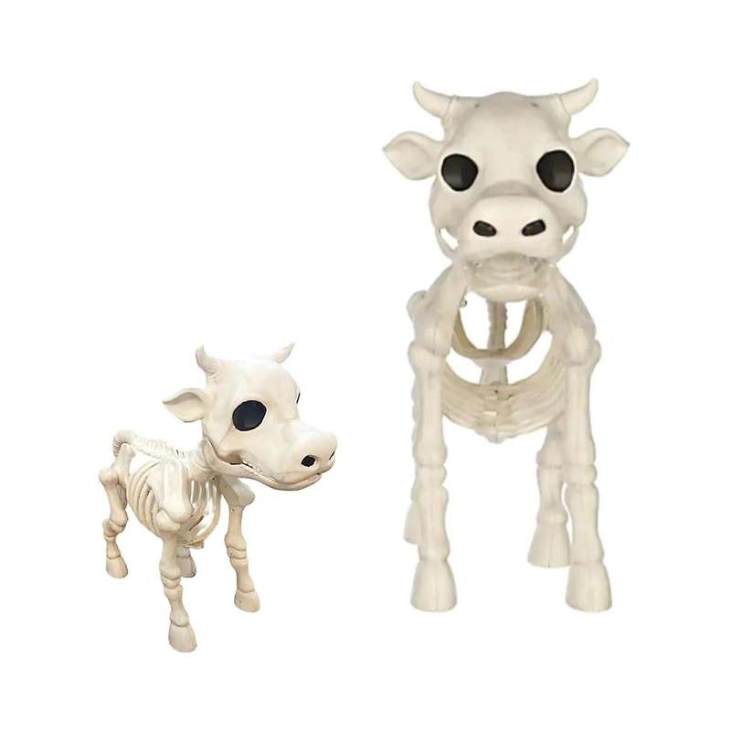 Cow Skeleton Halloween Decoration, Halloween Cow Skeleton, Cow Skull Halloween Haunted Skeleton, Hal
