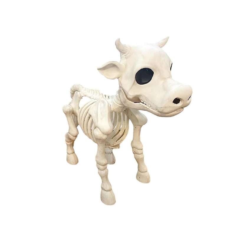 Cow Skeleton Halloween Decoration, Halloween Cow Skeleton, Cow Skull Halloween Haunted Skeleton, Hal