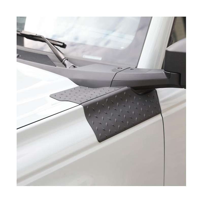 Cowl Body Armor for 2021 2022 2023 2/4 Doors, Side Corner Guard Trim Cover Accessories, Black