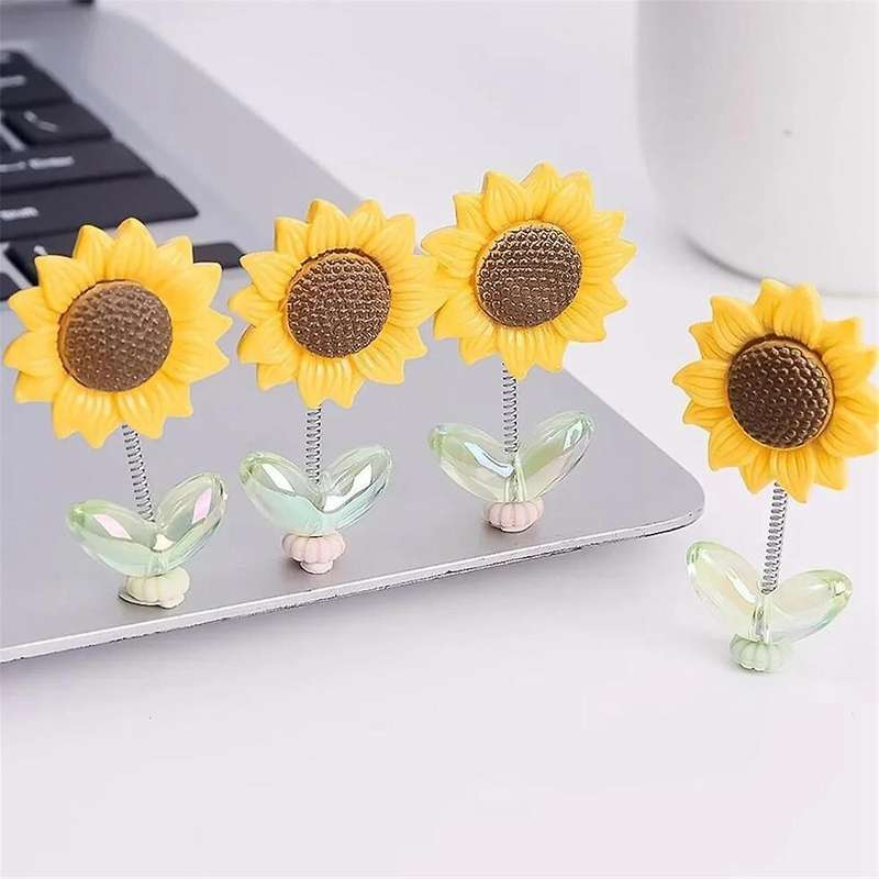 Cozy Home Sunflower, Sunny Ornaments Sunflower for Car, Car Interior Ornament, Car Mounted Spring O