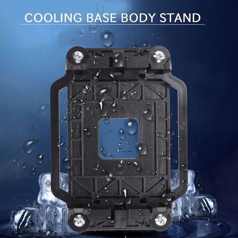 CPU fan base black plastic for AMD AM2 AM3 socket