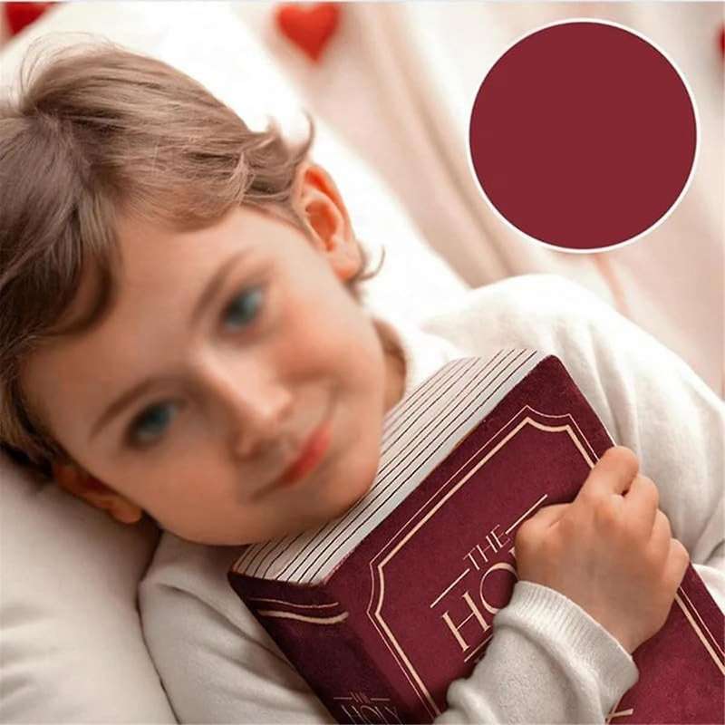Cozy Faith Bible Pillow - Plush Book Shape with Bible Verse, Perfect Christian Gift for Kids and Adu