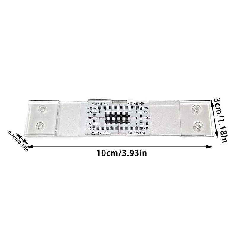 Crack Monitoring Record, 3Pcs Crack Measurement Tool, Crack Width Gauge, Clear Acrylic Corner Crack