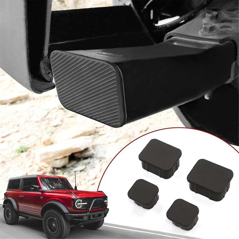 Crash Bar End Caps Front Axle Plug Rubber Cover Protection for 2021 2022 2023 2/4-door Exterior Acc