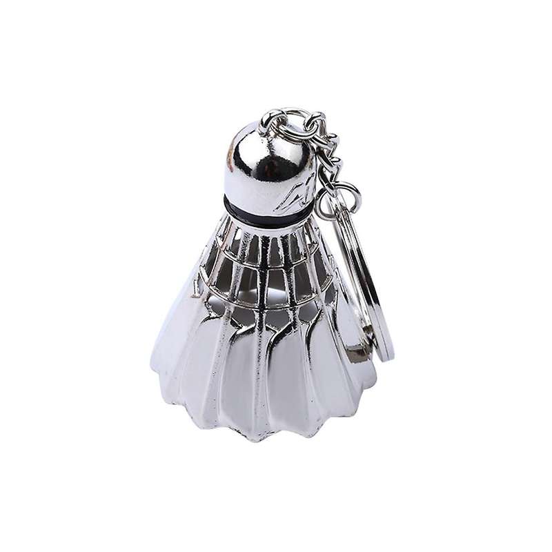 Creative metal badminton key chain three-dimensional badminton tournament souvenir key chain pendan