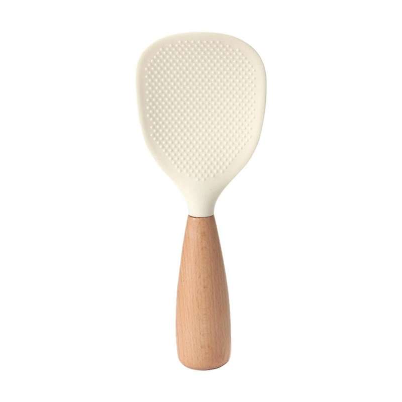Creamy White Silicone Rice Shovel Internet Celebrity Non-Stick Rice Spoon Rice Cooker Special Rice S