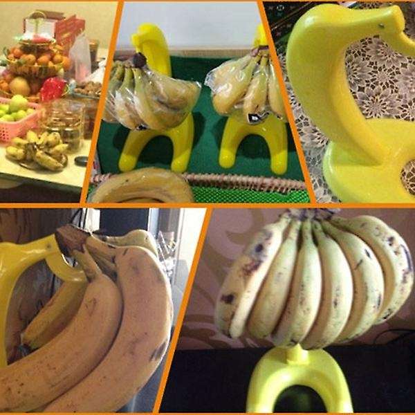 Creative Plastic Banana Hanger Floor Type Fruit Holder Rack Kitchen Storage Organizer Fruit Tool Ki