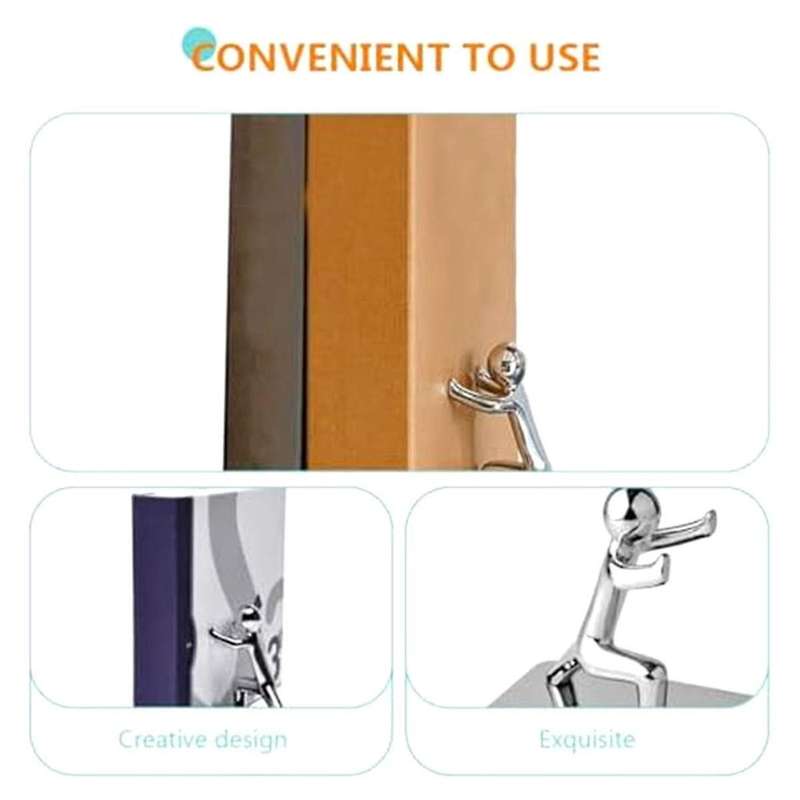 Creatives Bookshelf Book Stand Book Ends to Hold Books Cast Iron Bookends Book Supports Heavy Duty B