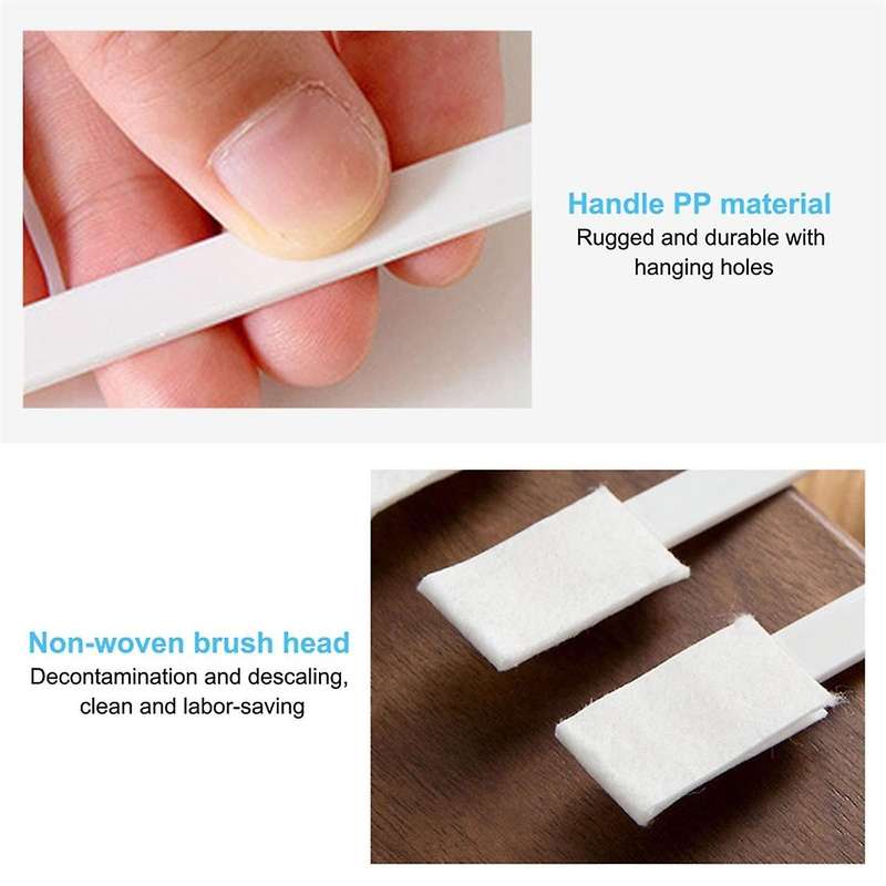Crevice Cleaning Brushes,Toilet Bowl Brushes Crevice Hole Brushes Detail Cleaning Brushes for Toile