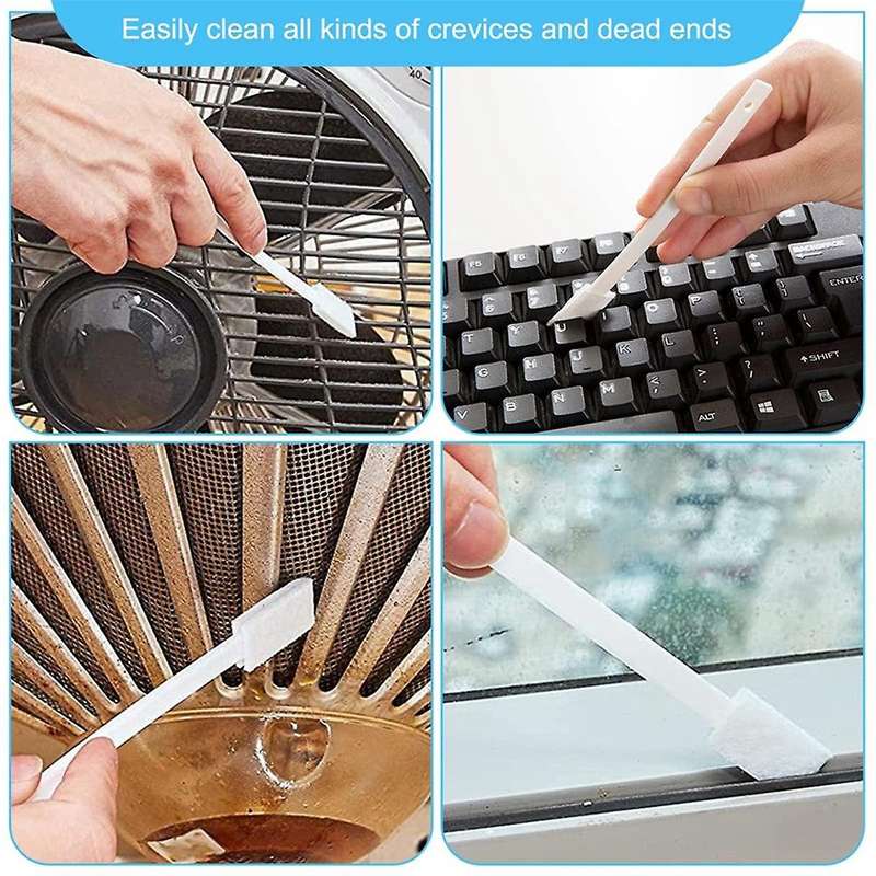 Crevice Cleaning Brushes,Toilet Bowl Brushes Crevice Hole Brushes Detail Cleaning Brushes for Toile