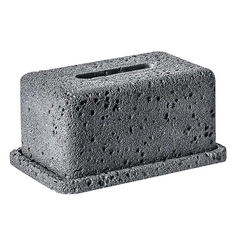 Creativity Moon Cement Material Tissue Box Hotel Bathroom Decor Paper Towel Case Living Room Decorat