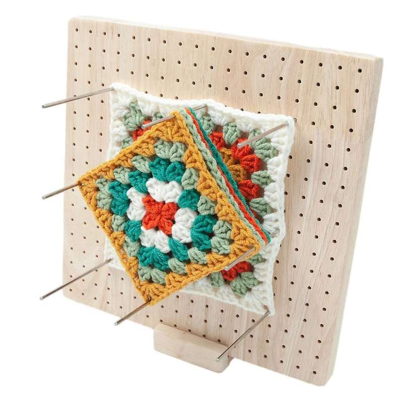 Crochet Blocking Board,granny Square Blocking Board with Pegs, Blocking Mats for Knitting Rod Pins a
