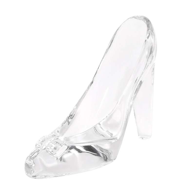 Crystal Shoes Glass Home Decor Cinderella High-Heeled Shoes