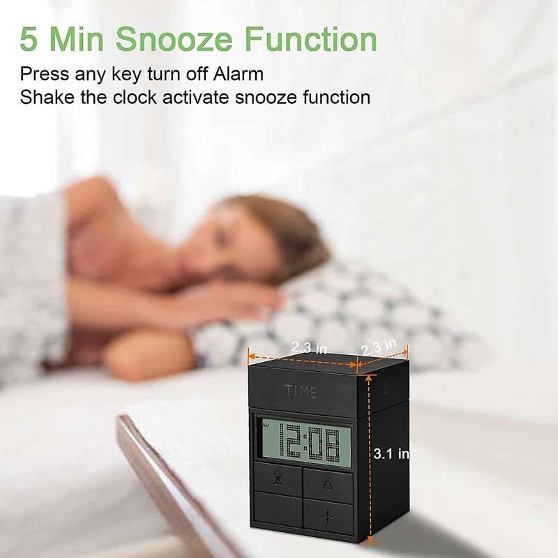 Cube Digital Timer Clock Silent Pomodoro Timer Kitchen Timer for Cooking Office Classroom Kids Teac