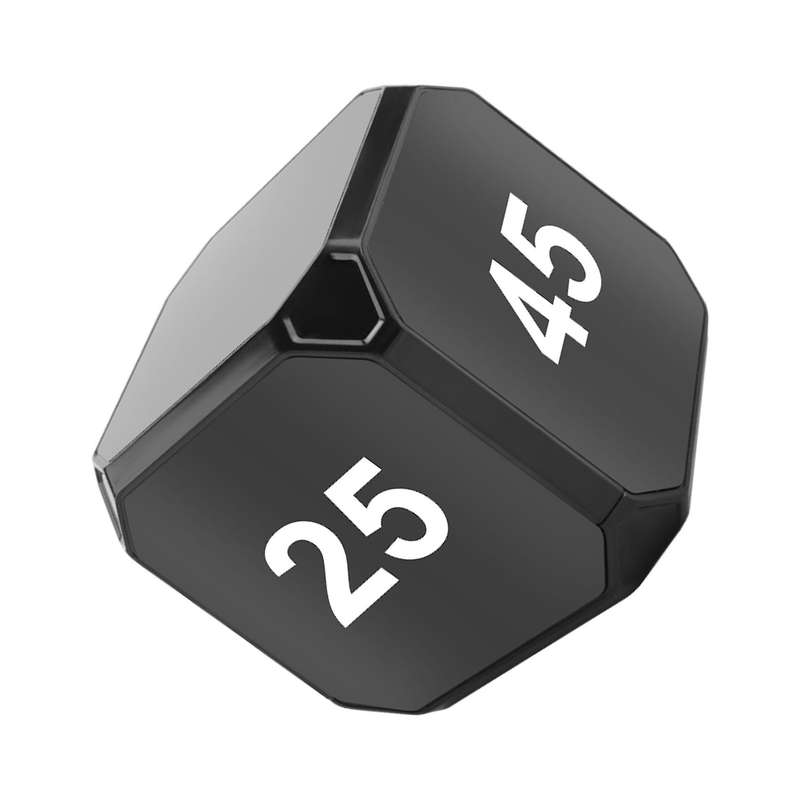 Cube-Timer Kitchen Timer Gravity Sensor Flip Meditation Timer Management and Countdown 5-15-25-45 Mi