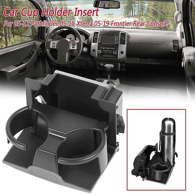 Cup Holder for Frontier 2008-2016 Rear Console 96965-ZP00D Rear Center Console Box Grey