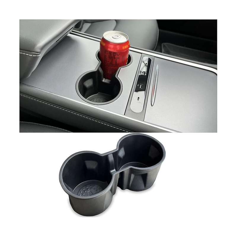Cup Holder for Model Y 2021 2022 2023 Center Console Slot Limit Clip Water Cup Hoder Insert