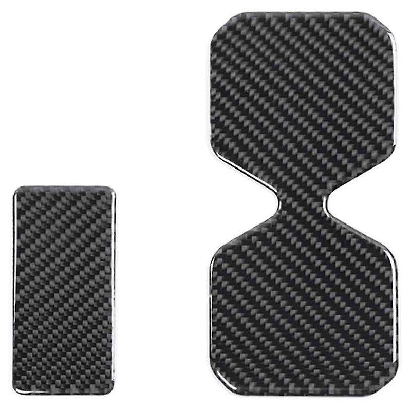 Cup Holder Insert Coaster Pad Sticker for Jimny 2019 2020 Interior Accessories Carbon Fiber