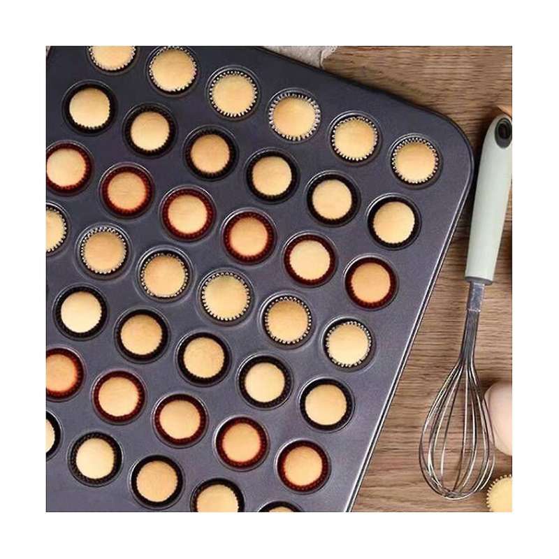 Cupcake Pan Cake Mold Mini Round Cupcake Pan Tray Baking Mould Bakeware Sheet Kitchen Accessory 48cu