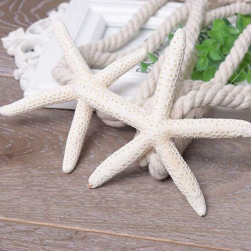Curtain Tiebacks Natural Cute Starfish Holdbacks Decorative Curtain Rope Drapery Tie for Home Room W