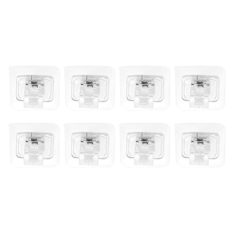 Curtain Rod Bracket No Drilling, Curtain Rod Brackets Clamp Compatible Home