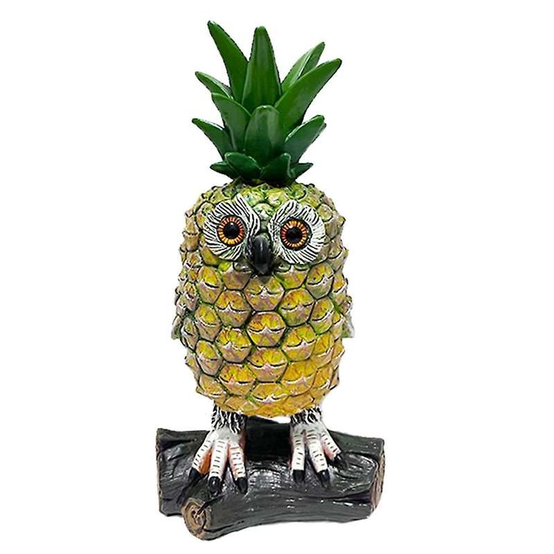 Cute and Waterproof Funny Pineapples Owl for Fun Fall Outdoor Decorations and Festival Table Decor