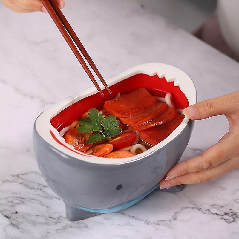 Cute Attack Bowl Candy Bowl Ceramic Bowl Cartoon Fruit Food Storage Box Bowl for Household