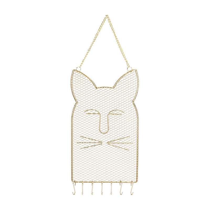 Cute 1-Piece Cat Jewelry Board for Girls Jewelry Display Stand Jewelry Wall Hanging Jewelry Storage