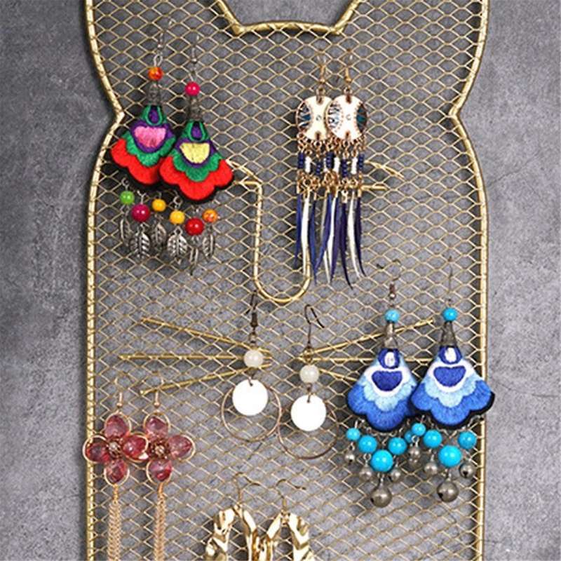 Cute 1-Piece Cat Jewelry Board for Girls Jewelry Display Stand Jewelry Wall Hanging Jewelry Storage