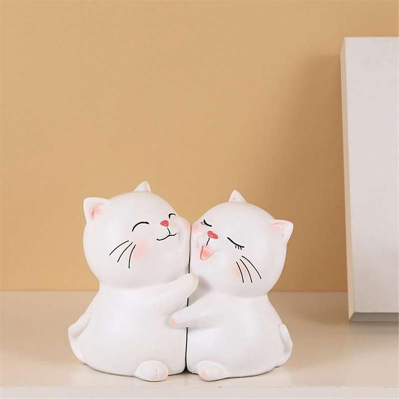 Cute Cats Decorative Bookends, Cute Cats Bookends, Unique Book Ends to Hold Books, Book Ends for She