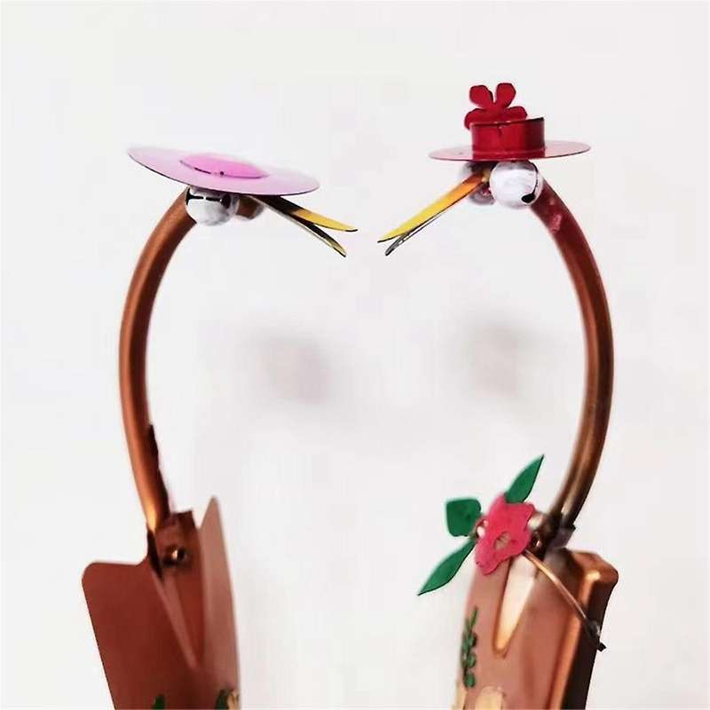 Cute Fairy Garden Decor, Cute Duck Garden Statues, Cute Duck Shovel Spade Art Craft Decoration A