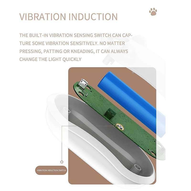 Cute Night Light Press Sensor Animal Dog RGB Color LED Night Lamp Light for Baby Children Bedroom De