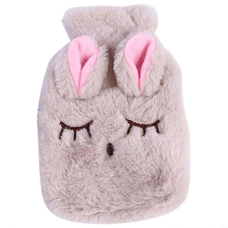 Cute Stress Hot Water Bottle Bag with Knitted Soft Cover Reusable Hand - C